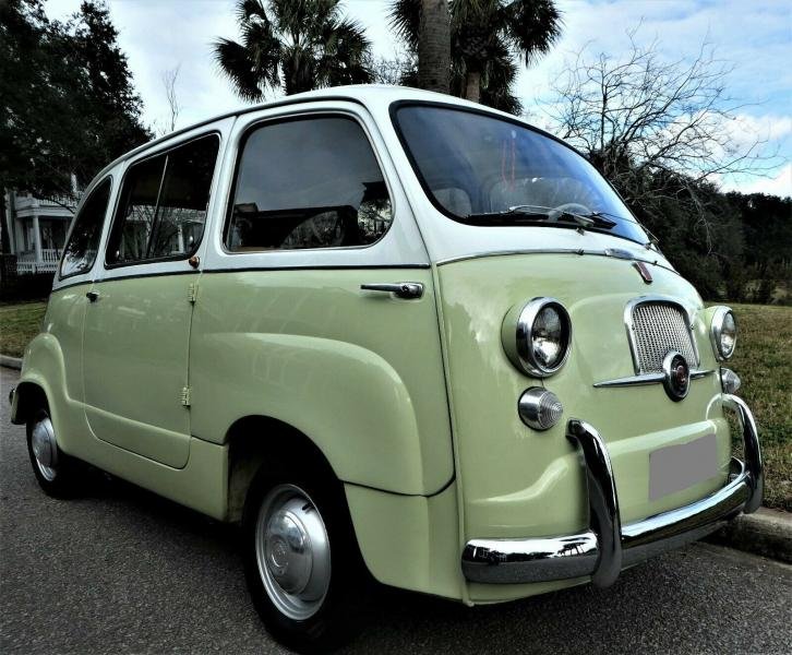 Cars 1963 Fiat 600D Multipla 6 Seats Van