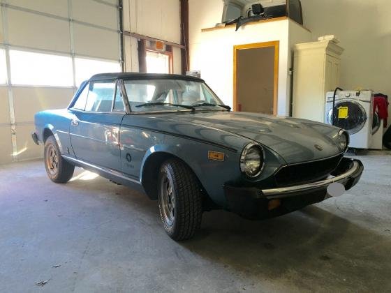 1981 Fiat 124 Spider Turbo Convertible