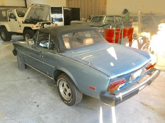 1981 Fiat 124 Spider Turbo Convertible