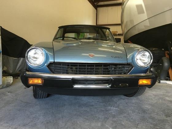 1981 Fiat 124 Spider Turbo Convertible