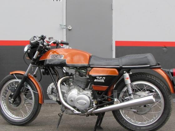 1974 Ducati GT750 Orange!!!