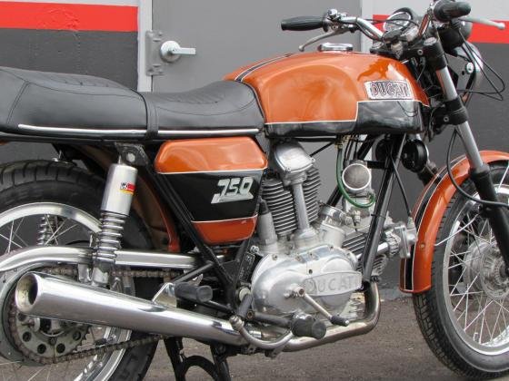 1974 Ducati GT750 Orange!!!