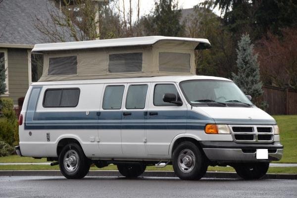 1998 Dodge Sportsmobile Penthouse Pop Top Class B Camper Van