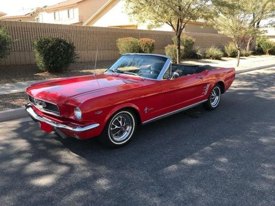 1966 Ford Mustang Convertible 289 V8