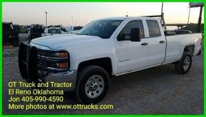 2015 Chevrolet 2500HD WT 4wd Double Cab Long Bed 6.0L