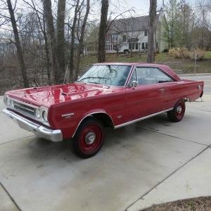 1967 Plymouth GTX Real Hemi J Code