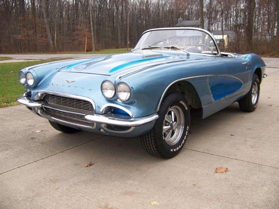 1961 Chevrolet Corvette Convertible Project Car