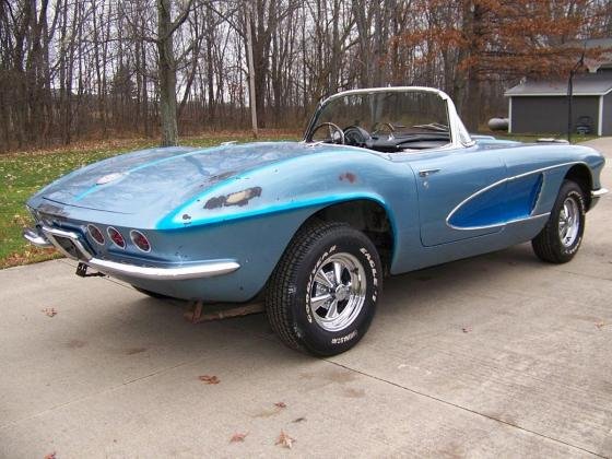 1961 Chevrolet Corvette Convertible Project Car