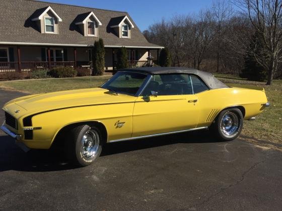 1969 Chevrolet Camaro RS-SS Convertible 350