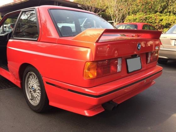 1990 BMW M3 Coupe Brilliantrot