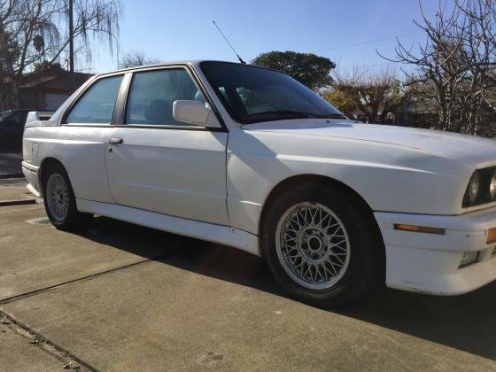 1990 BMW M3 E30 Alpine White