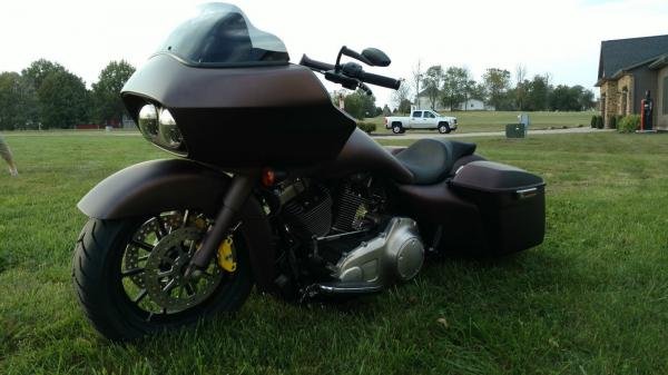 2012 Harley Davidson Custom Road Glide Fat Front Tire Bike