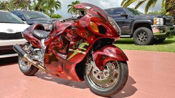 2001 Suzuki Hayabusa Custom Paint