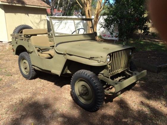 1941 Willys MB Slat Grill jeep