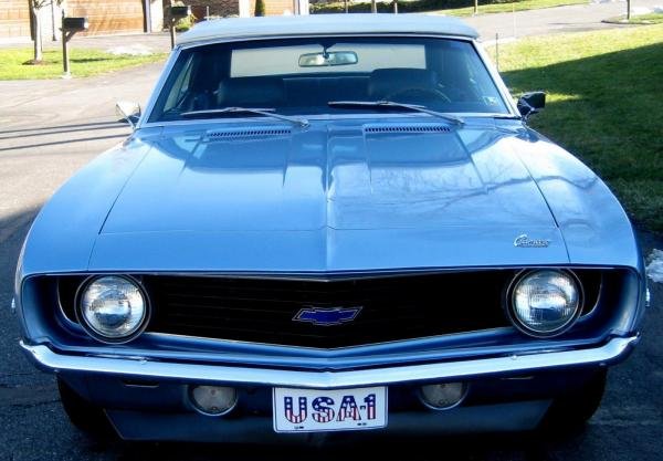 1969 Chevrolet Camaro Convertible Blue