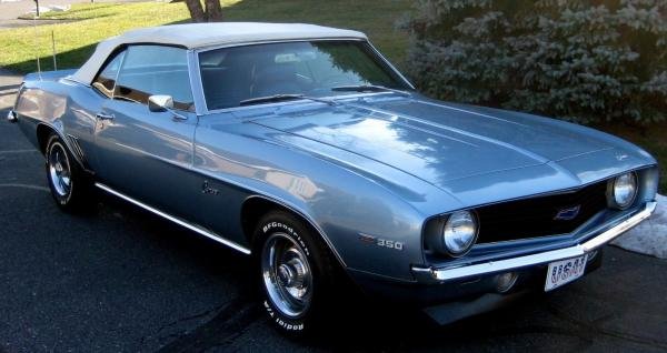 1969 Chevrolet Camaro Convertible Blue