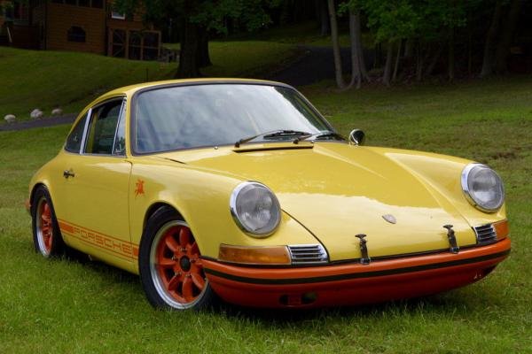 1969 Porsche 912 Yellow Black