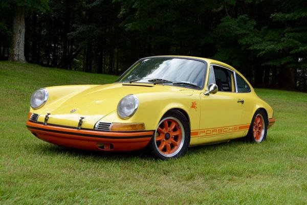 1969 Porsche 912 Yellow Black