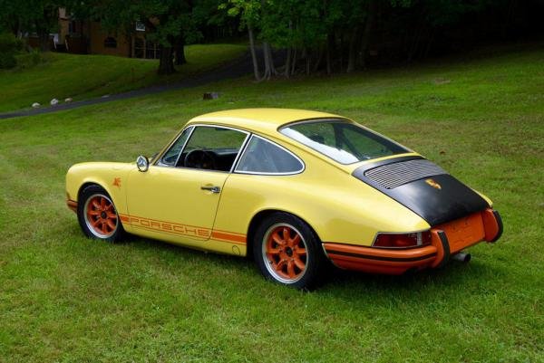 1969 Porsche 912 Yellow Black