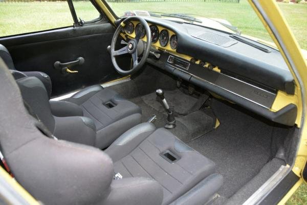 1969 Porsche 912 Yellow Black