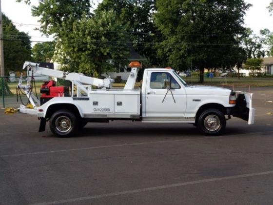 1994 Ford F-450 SD DUALLY WRECKER HAULER TOW PICKUP TRUCK