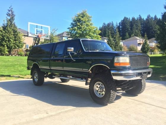 1997 Ford F-350 Crew Cab Long Bed Lifted