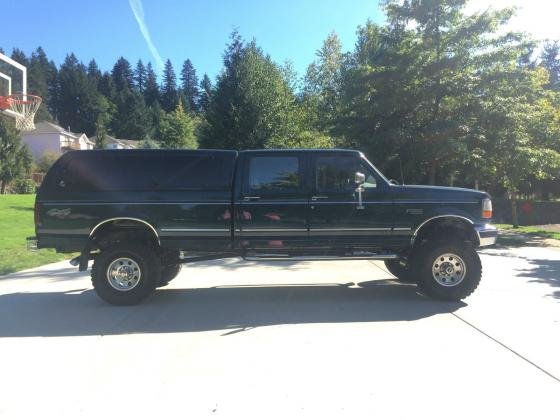 1997 Ford F-350 Crew Cab Long Bed Lifted