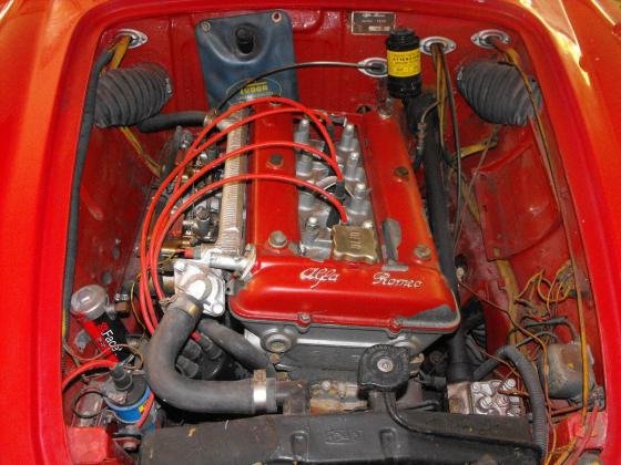 1964 Alfa Romeo Giulia Convertible Red