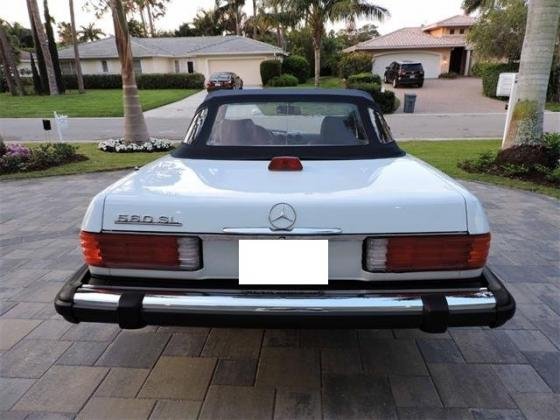 1987 Mercedes-Benz 560 SL Convertible White