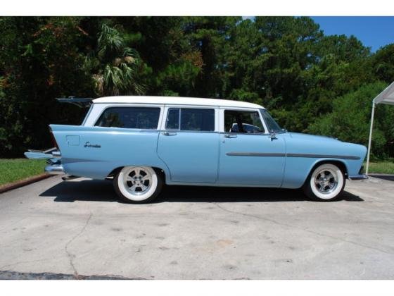 1956 Plymouth Suburban Wagon Blue