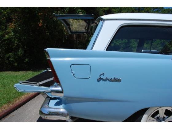 1956 Plymouth Suburban Wagon Blue