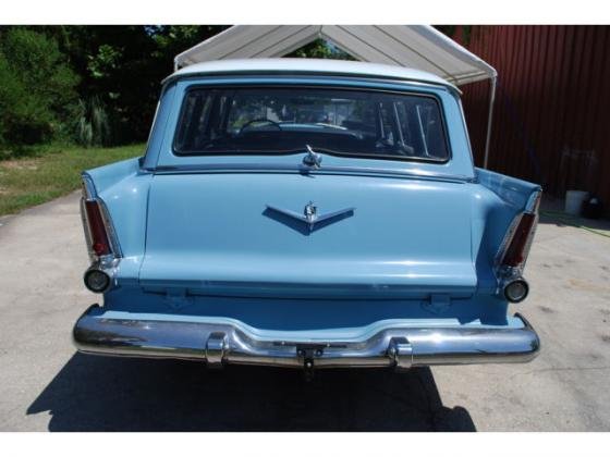 1956 Plymouth Suburban Wagon Blue