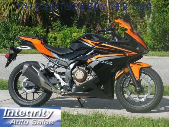 2017 HONDA CBR500R ONLY 359 ACTUAL MILES FLAWLESS BIKE!!