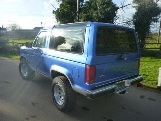 1987 FORD BRONCO BLUE GAS