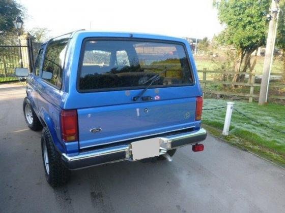 1987 FORD BRONCO BLUE GAS