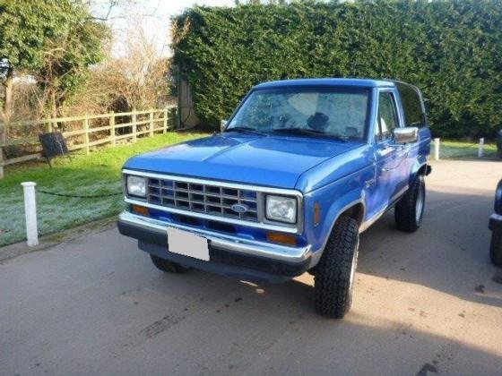 1987 FORD BRONCO BLUE GAS