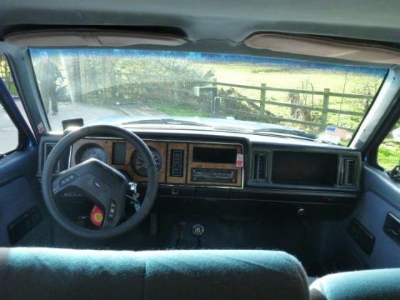 1987 FORD BRONCO BLUE GAS