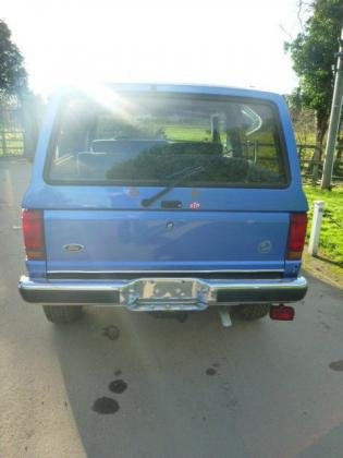 1987 FORD BRONCO BLUE GAS