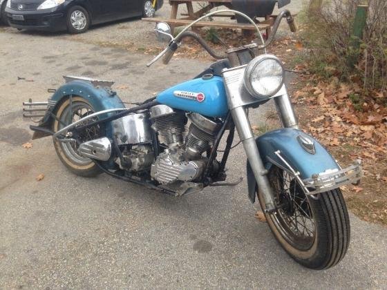 1950 Harley Davidson EL Panhead Barn Find