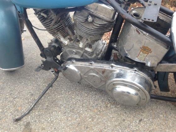 1950 Harley Davidson EL Panhead Barn Find