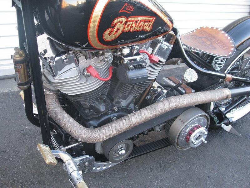 Motorcycles - 1966 Harley-Davidson Badass Shovelhead Bobber