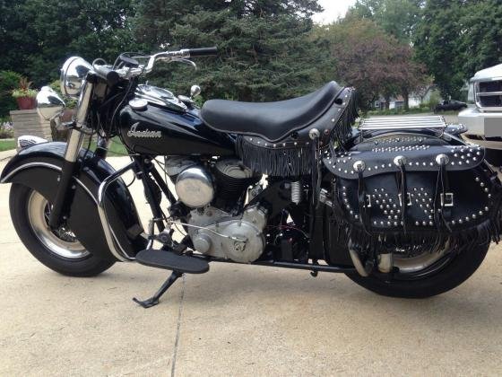 1950 Indian 80 inch Chief Black