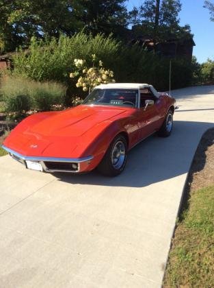 1968 Chevrolet Corvette Base Convertible 2 Door