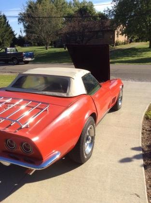 1968 Chevrolet Corvette Base Convertible 2 Door