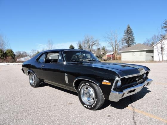 1970 Chevrolet Nova SS 350 4bb Black