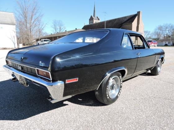 1970 Chevrolet Nova SS 350 4bb Black