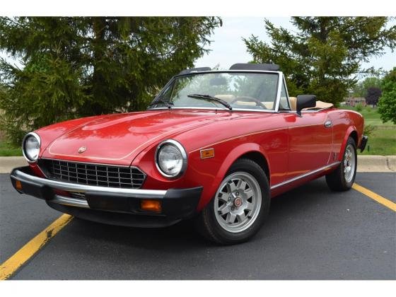 1982 Fiat Spider Automatic Low Miles