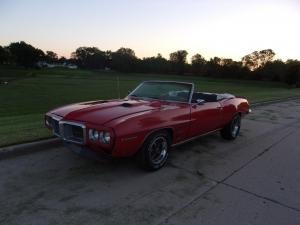 1969 Pontiac Firebird Convertible Matador Red 400