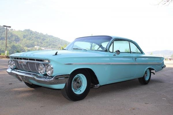 1961 Chevrolet Bel Air 150 210 Bubble Top 348 Tripower