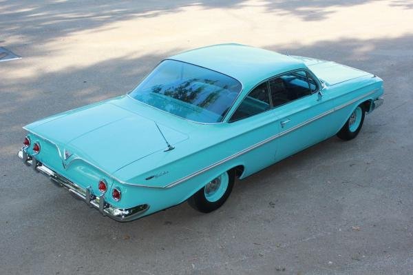 1961 Chevrolet Bel Air 150 210 Bubble Top 348 Tripower